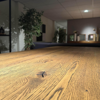 Nouvion - Esstisch Nouvio Platte Eiche 631 Füße Holz Schwarz - 5