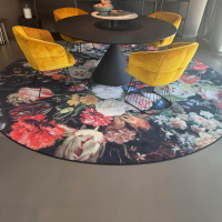 Moooi - Teppich Eden Queen Dm 350 100% Polyamid Schwarz Rot Grün Gelb - 6