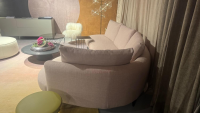 Walter Knoll - Ecksofa Maaru Stoff Gaia 7889 Champagne Beige Gestell Metall Matt Schwarz Pulverbeschichtet Inklusive Kissen - 2