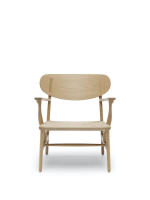 Carl Hansen & Søn - Sessel CH22 Eiche Natur Geölt Geflecht Natur - 2