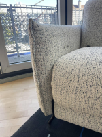 Rom - Polstereckgruppe Vitis CL280 Stoff Ancona Sky Grau Blau Fuß Schwarz Inklusive Motorischer Relaxfunktion - 7