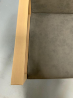 Tonon - 5er Set Stuhl Euthalia Leder 4 Eco W08 Braun Gestell Buche Wasserbeize Und Lackiert Fußstütze Edelstahl - 2