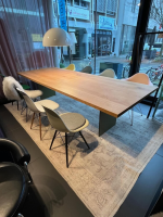 Janua - Esstisch SC 42 Eiche 300x110 Gestell HPL Khaki - 7