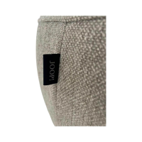 himolla - Hocker 8170 Stoff Jasmin Beige Grau Gestell Metall Schwarz - 6