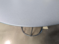Fast - Outdoortisch Wild-Tavolo Rund Antracite Puntinat Pulverbeschichtet - 3