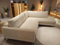 Raum.Freunde - Ecksofa CRF Janne Stoff 8 Yelda Natur Beige Füße Metall 908 Schwarz Matt - 3