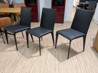 Bonaldo - 6er-Set Stuhl Filly Up Kunstleder Schwarz - 3