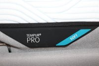 Tempur - Bett Relax 180x200 Stoff Ash Grau mit Lattenrost und 2 Matratzen - 3