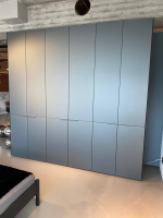 Kettnaker - Kleiderschrank Soma Lack Graphit Grau Matt Frontblende Grauspiegel Matt Inklusive Beleuchtung - 3