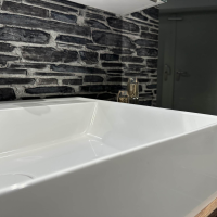 Nobilia - Badezimmer Flash 648 Lacklaminat Alpinweiß Hochglanz Inklusive Waschtisch Und Beleuchtung - 3