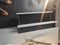 Kettnaker - Wohnwand Soma Lack Lichtgrau Graphit Grau Panell Eiche Silbergrau Grau Inklusive Beleuchtung - 8