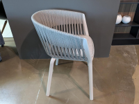 Fast - 4er-Set Outdoorstuhl Ria Schnur Powder Grey Aluminium Pulverbeschichtet - 8