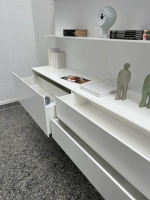 MDF Italia - Paneelwand Wave Lack Weiß - 5
