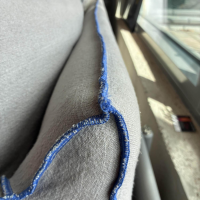 Gervasoni - Sofa Ghost 12 Stoff C Sand Zingaro Grau Inklusive Kissen - 8