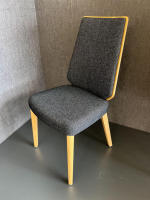 Hülsta - 5er-Set Stuhl S 800 Stoff 4403 Schwarz - 6