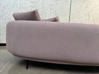 Walter Knoll - Sofa Maaru 850 Stoff Lino 7899 Magnolia Violett Gestell Schwarz Matt Pulverbeschichtet Inklusive 5 Kissen - 10