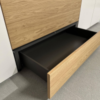 Hülsta - Kleiderschrank Multi Forma Lack Reinweiss Akzent Natureiche - 2