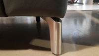 WK Wohnen - Sofa WK660 Venosa Zweisitzer Leder Montana Basalto Grau - 14