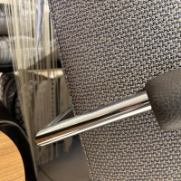 Leolux - Sessel Scylla Niedrig Stoff 7 Tiempo 1884 Rugiada Grau  Gestell Stahl Verchromt - 4