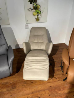 himolla - Sessel Cumurex 7364 Leder 22 Soft Nappa Island Beige Gestell Metall Anthrazit Mit Herz Waage Funktion - 2