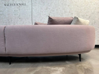 Walter Knoll - Sofa Maaru 850 Stoff Lino 7899 Magnolia Violett Gestell Schwarz Matt Pulverbeschichtet Inklusive 5 Kissen - 3