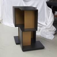 MDF Italia - Bücherregal FO13001-0002 Holz Braun Schwarz - 2