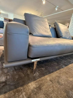Poltrona Frau - Sofa Let It Be Large Leder SC 28-Seppia Braun Grau - 7