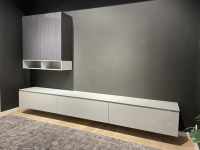 Sudbrock - Wohnwand Cubo Lack Canagrau Mit Eiche Anthrazit Gebeizt - 10