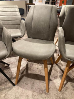 Natura - 8er-Set Stuhl Dalyan Stoff Chicago Grau - 5
