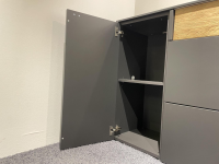 Venjakob - Sideboard 7243 3893 Lumea Lack Anthrazit Matt Und Eiche Gehackt Gebürstet Mit LED Beleuchtung - 3