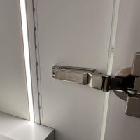 Interlübke - Kleiderschrank Intaro D3405 Lack M03 Schneeweiß Mit Beleuchtung Und Innenspiegel - 6
