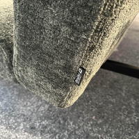 Brühl - Schlafsofa Cross Over Stoff 4401 35 Grün Gestell Metall Schwarz Pulverbeschichtet Mit Rollen Hinten Inklusive Kissen - 7