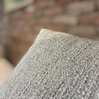 Minotti - Wohnlandschaft Hamilton Stoff 10 Ghiaccio Beige Metallsockel Untergestell Massivholz - 5