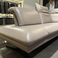 himolla - Ecksofa 1808 Leder 31 Longlife Eisen Grau Braun Metallkufe Anthrazit - 10