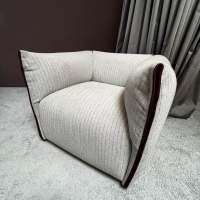 MDF Italia - Sessel Mia Stoff C Frank 419 003 Grau Schwarz - 2