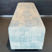 Walter Knoll - Polsterbank Yuuto 810 H4 Stoff Dedar Atlantico Oceano Beige Grün Blau Sockel Holz Schwarz Lackiert - 6