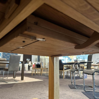 Rott - Dining table RT Bea oiled wild oak with folding insert - 2