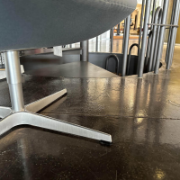 Fritz Hansen - Sessel Der Schwan Stoff Kvadrat Cava 932 Blau Gestell Satingebürstetes Aluminium - 3