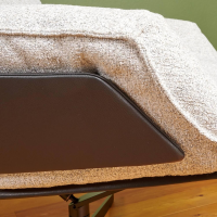 Bielefelder Werkstätten - Sessel Daron Hoch Stoff Alice IP 1750 171 Beige Grau Kreuzfuß Schwarz Matt - 7