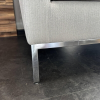 IP Design - Sofa John Edwards 8 Stoff Noah IP1744 272 Beige Sockel Metall Glanz Inklusive Armkissen - 4