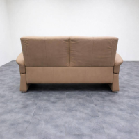 himolla - Sofa 2,5-Sitzer Leder 24 Longlife Sand Beige Füße Alu - 5