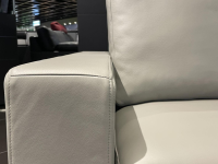 Rolf Benz - Sofa Ego Leder 38 101 Hell Steingrau Grau - 5