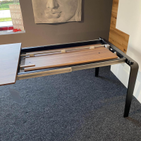 Gwinner - Essgruppe ET524 Kaia Tisch Nussbaum Natur mit 6 Stühle - 11