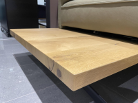 Koinor - Ecksofa Phoenix Leder B Toro Cactus Grün Plateau Wildeiche Furniert Gestell Aluminium Schwertkufe - 13