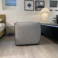 MDF Italia - Sessel Mia Stoff Hahnentritt Schwarz-Weiß-Grau - 3