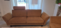 Erpo - Garnitur CL 970 Stoff 2037.68 Gelb 2 Sofas 1 Hocker - 7
