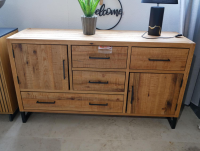 Sven-Form - Kommode Styles United Crawford Zerreiche Massiv Natur Geölt - 4