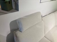 Natura - Ecksofa Houston Stoff 4 Carmen 01 Naturel Weiß Grau Gestell Metall Schwarz Pulverbeschichtet - 7