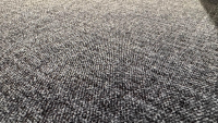 Wendelbo - Ecksofa Edge Stoff Zest 12 Blau Grau Gestell Edelstahl Inklusive Kissen - 3
