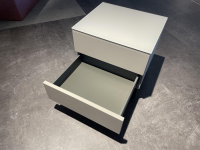 Hülsta - Konsole Multi R Lack Kaschmir Grau Beige Mit Push To Open - 2